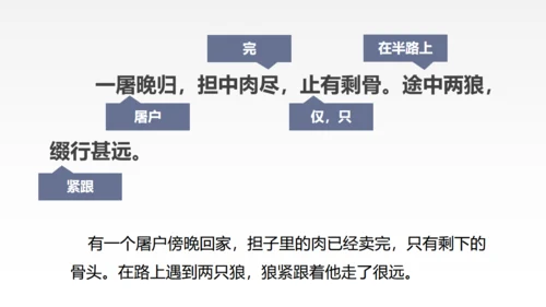 蒲松龄《狼》语文教学通用PPT教学课件