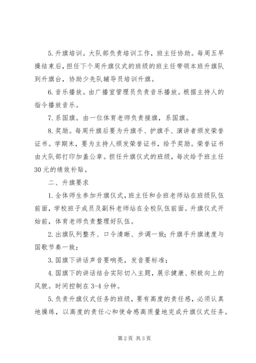 小学升旗仪式实施方案 (2).docx