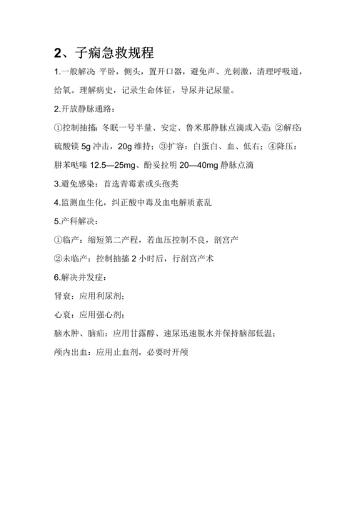 产科急救应急全新预案汇总.docx