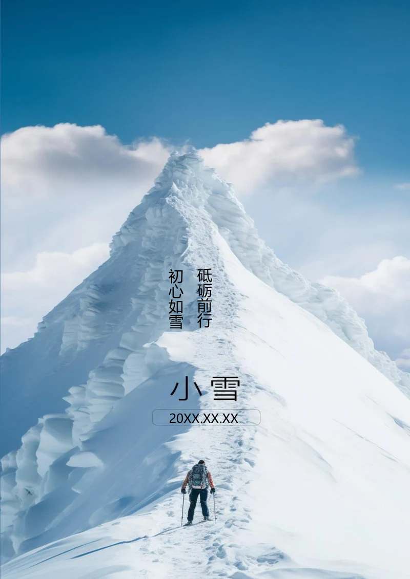 初心如雪小雪海报