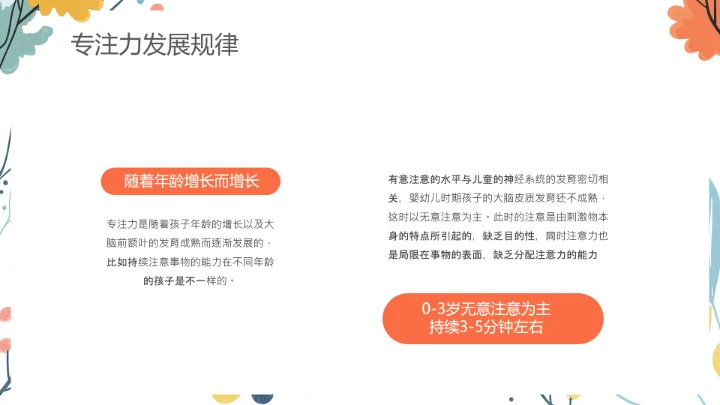 小学探寻专注力的秘密主题家庭教育家长会通用PPT