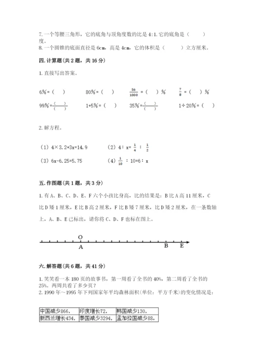 北师大版六年级下册数学 期末检测卷精品【夺冠】.docx