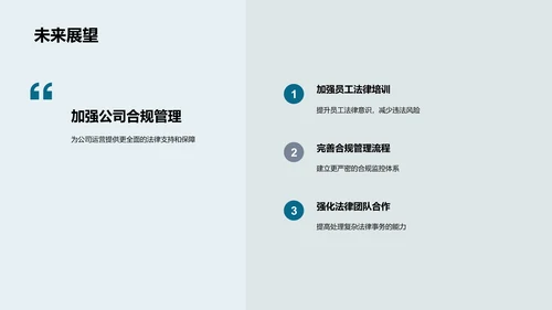 法务部门：公司的守护者