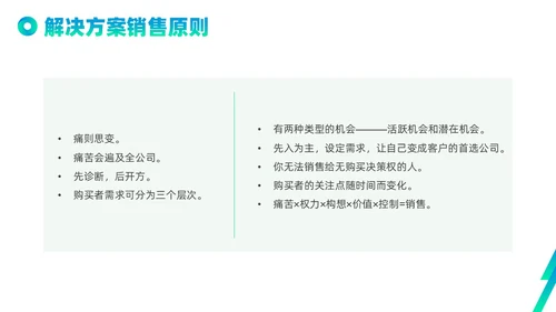 蓝色绿色实拍线条解决方案式销售PPT课件