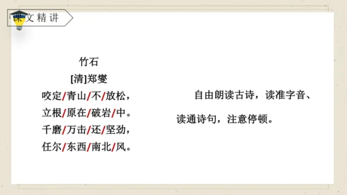 10《竹石》课件