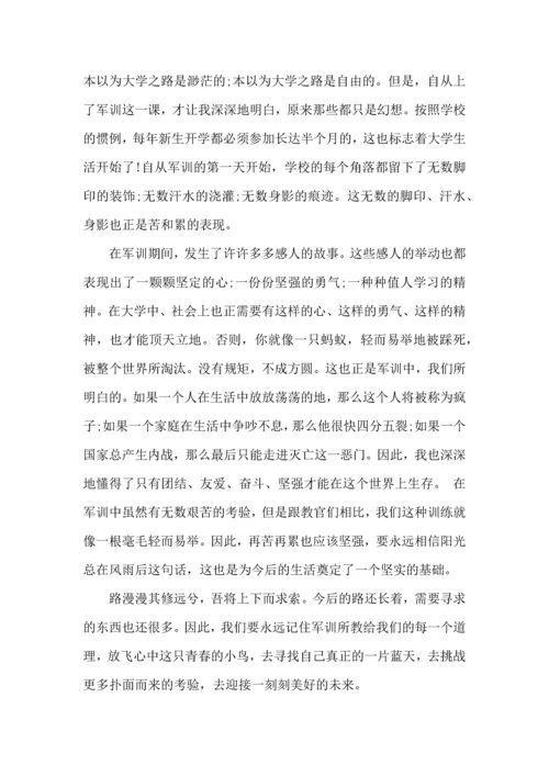 热门大学军训心得体会5篇.docx