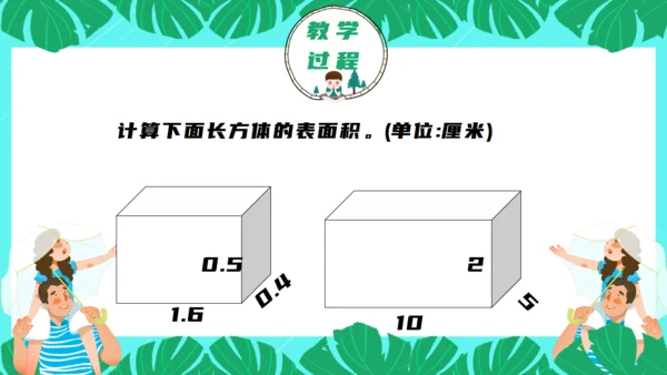 人教版数学五年级教学课件通用PPT模板