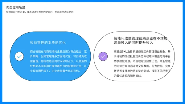 商业智能行业分析报告蓝色商务通用PPT模板
