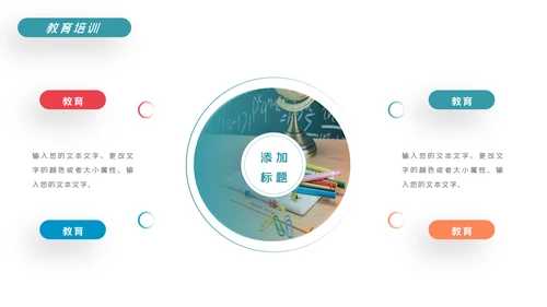 精美教育培训教学设计学校招生宣传ppt