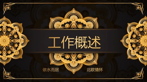 黑色高端大气房地产营销策划动态PPT