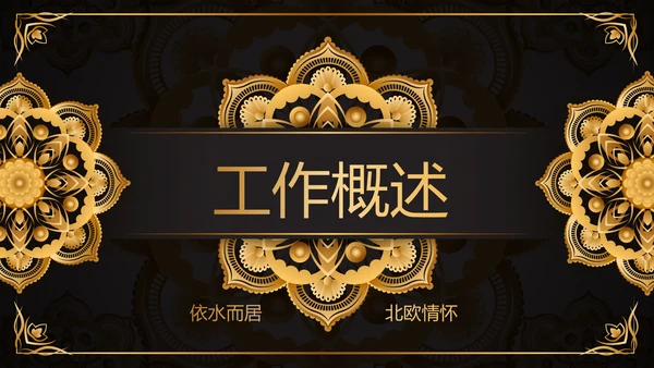 黑色高端大气房地产营销策划动态PPT