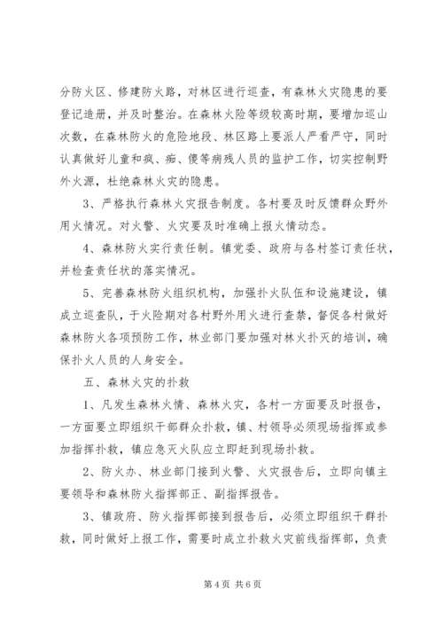 乡镇森林防火工作方案.docx