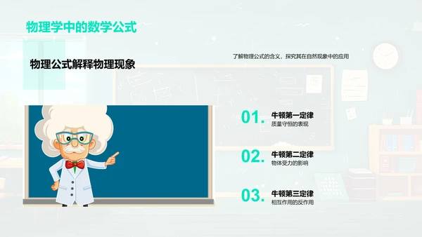 科学数学融合探讨PPT模板