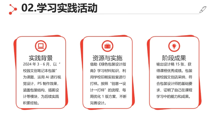 红黑简约视觉传达与设计专业大学生求职综合展示职业生涯规划通用PPT