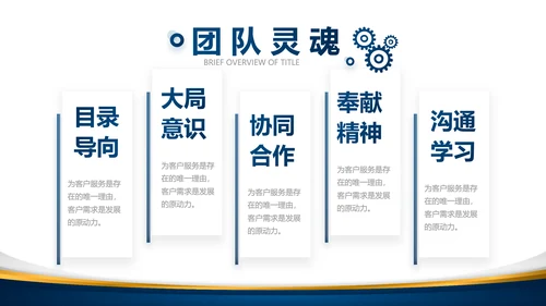 蓝色公司简介企业宣传工作总结PPT