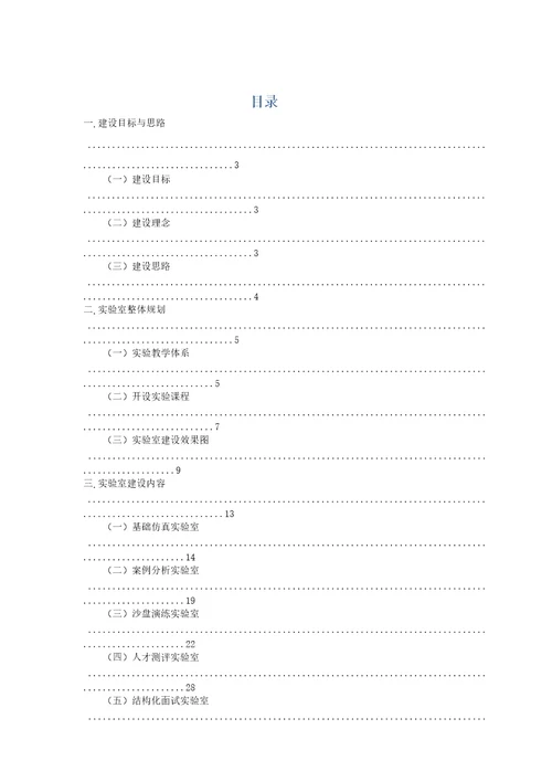 人力资源实验室整体建设方案