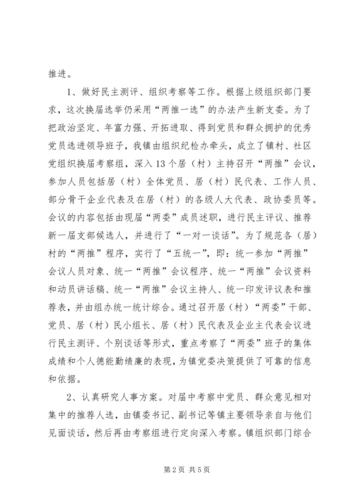 社区党建换届选举交流.docx