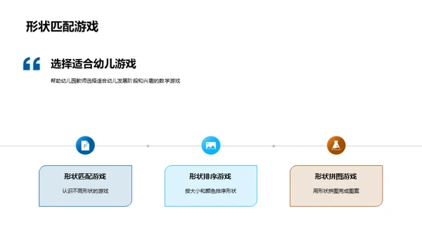 幼儿园数学游戏设计