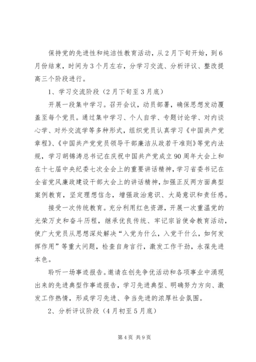 开展保持党的纯洁性主题教育活动实施意见 (2).docx