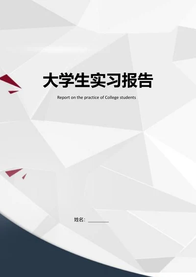 建筑专业大学生实习报告