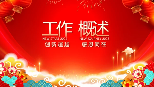2023年终工作总结工作计划PPT模板