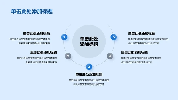 蓝色简约不忘初心培训课件PPT模板