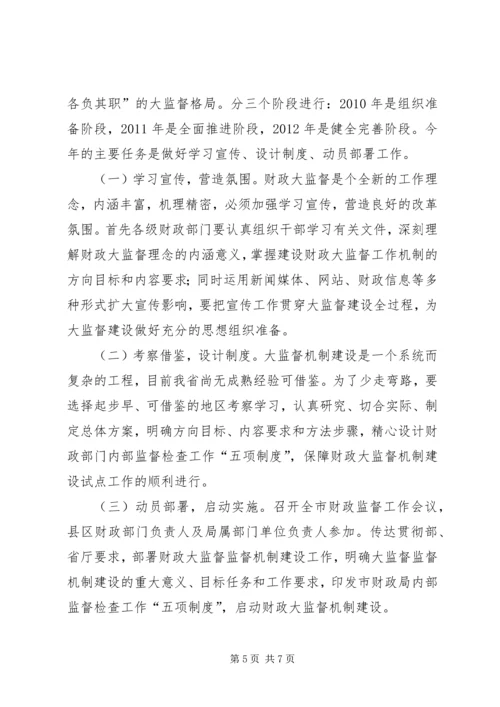 财政监督机制指导方案.docx