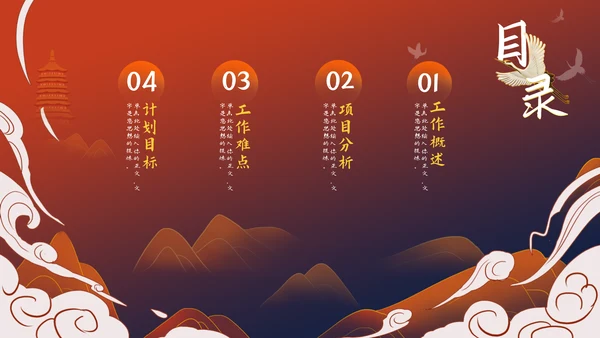 如虎添翼虎啸山林工作计划通用PPT模板