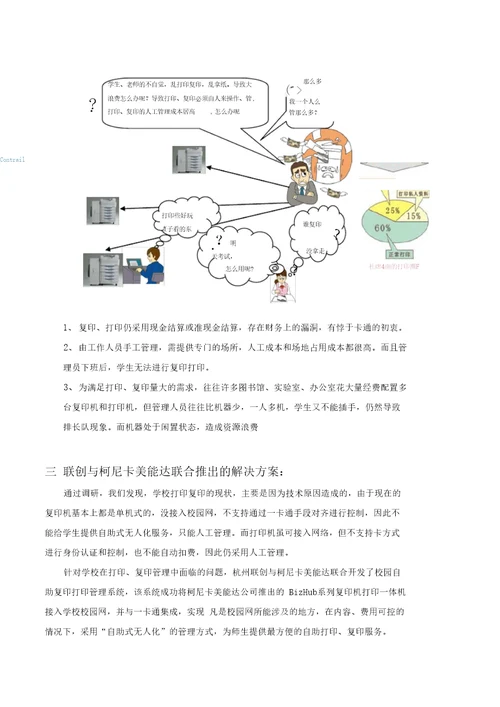 校园自助复印打印方案