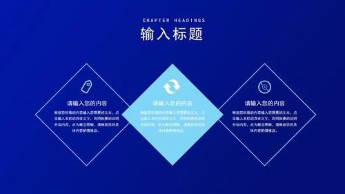 蓝色简约风职场工作目标管理培训PPT模板