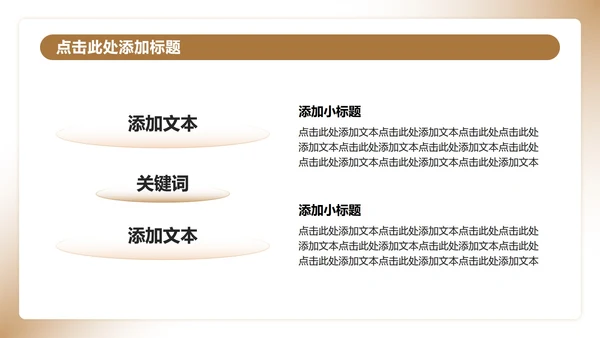 棕色简约风课前分享演讲专题汇报PPT模板