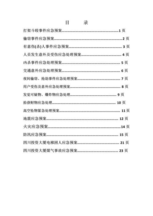 大厦应急专题预案.docx