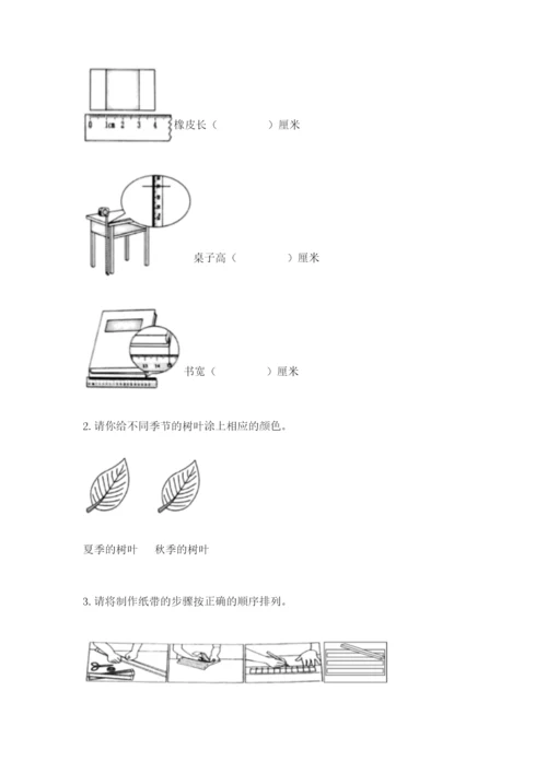 教科版一年级上册科学期末测试卷（研优卷）.docx