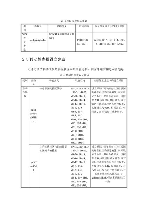 中国移动高话务量场景无线参数配置指导手册V5.docx