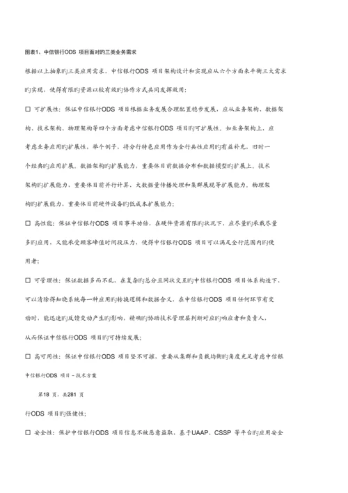 中信银行ODS方案.docx