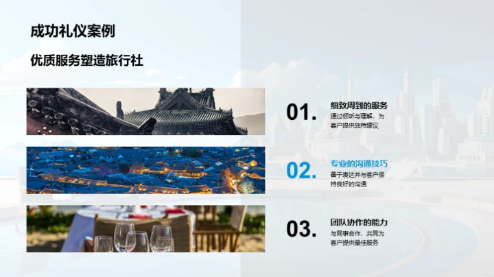 礼仪在旅行社的应用