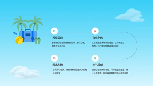 春游记踏青出游不负春光培训课件PPT模板