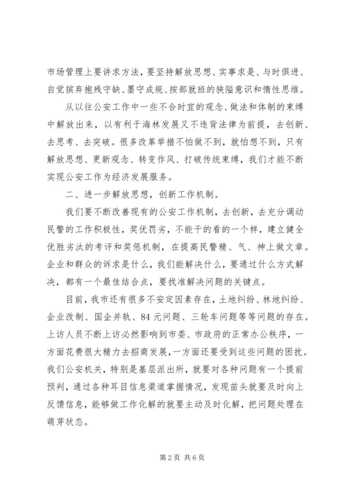 最新解放思想学习心得体会精选.docx