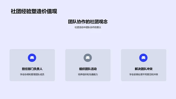 社团成长故事PPT模板