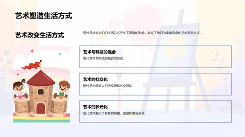 现代艺术探析PPT模板
