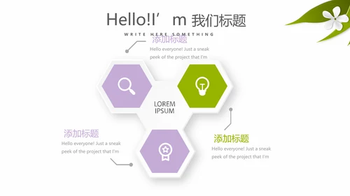 绿色小清新美容养生SPA宣传动态PPT