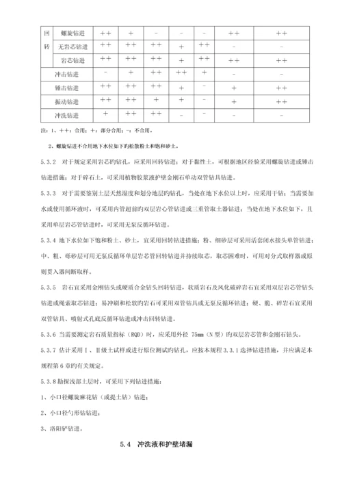 优质建筑关键工程勘探与取样重点技术专题规程.docx