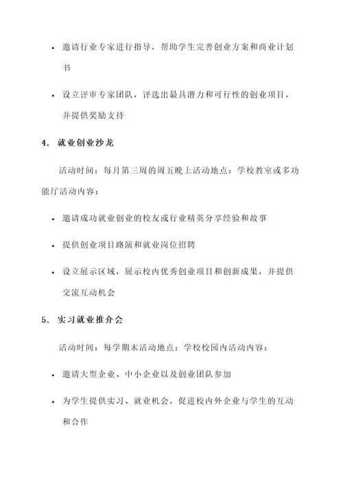 大学生就业创业话题策划案