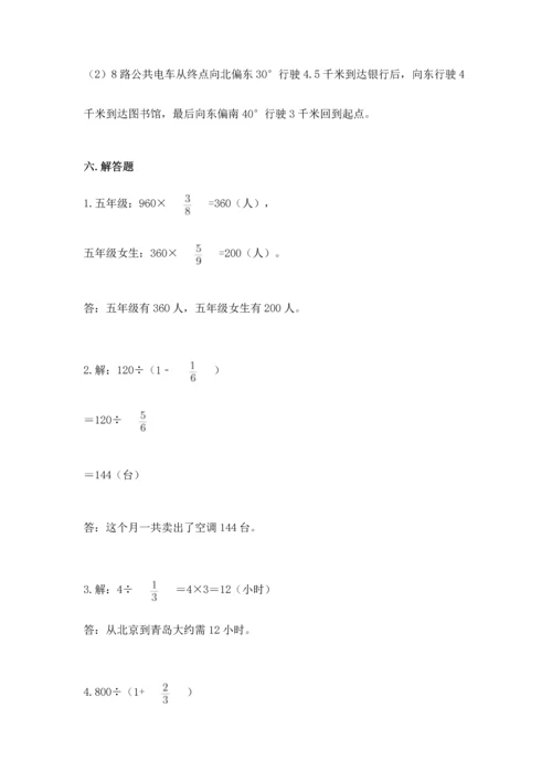 人教版六年级上册数学期中测试卷精品（典优）.docx