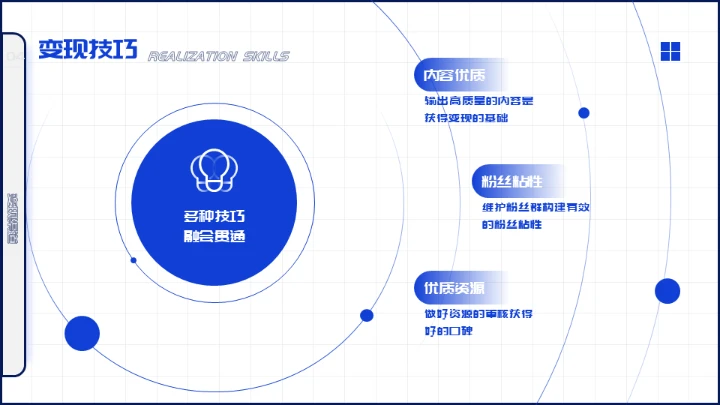 扁平化设计自媒体运营培训通用PPT模板
