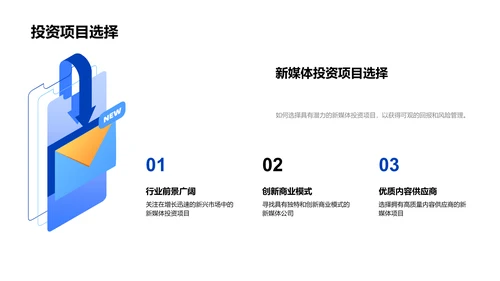 新媒体投资深度研究PPT模板