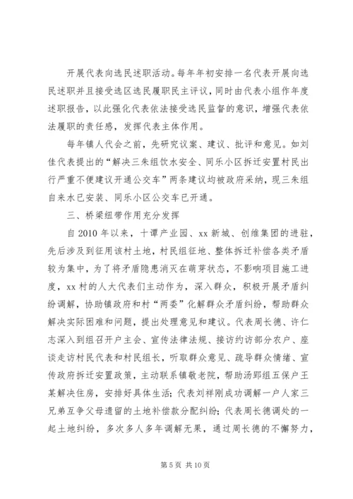 优秀人大代表个人事迹材料5篇.docx