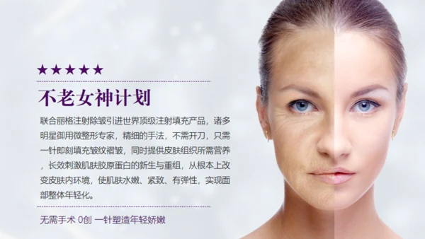 医美微整形医疗美容通用PPT模板