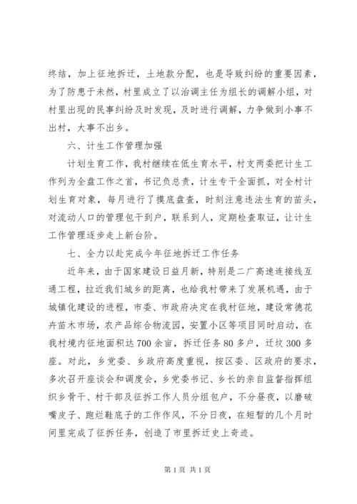 XX年村支部书记个人述职报告 (2).docx