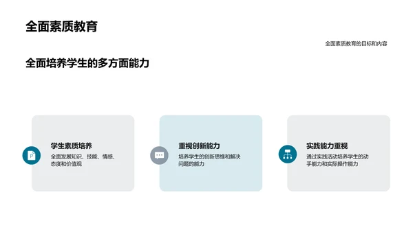 新教学理念解析PPT模板